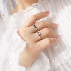Antler Moonstone <b>Couple</b> <b>Ring</b> for Wedding Jewelry Valentine's Day Gift Open Adjustable <b>Ring</b> Deer <b>Couple</b> <b>Ring</b> for Men Women - Product Image 4