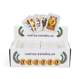 Naipes personalizados España Cartas de <span class=keywords><strong>poquer</strong></span> Poker alta calidad PVC juego de cartas naipes de papel - Product Image 1