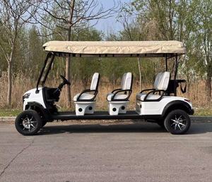 Carrito de Golf Eléctrico Profesional de 6 Plazas, Modelo Nuevo, 48V de Alta Potencia, con Gran Espacio de Almacenamiento, para Terrenos No Públicos - Product Image 3