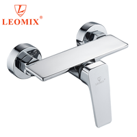 LEOMIX 5 ans de garantie Corps en laiton LM-5252 Mitigeur à poignée unique en zinc Robinets de baignoire et de douche