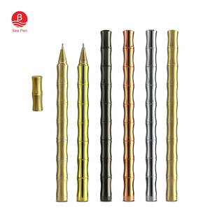 SEAPEN Customizable Bamboo <strong>Shaped</strong> Pure Copper Metal Roller <strong>Pen</strong> 0.5 mm Writing Width Creative Gel <strong>Pen</strong> with Custom Logo - Product Image 6