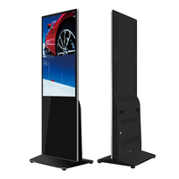 Pantalla Publicitaria de 70 Pulgadas con Soporte de Pie, Pantalla Táctil Infrarroja, Animación y Gráficos con SDK Habilitado para Uso en Interiores, Centros Comerciales