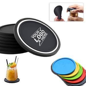 Posavasos de café Costers Cerveza de lujo Logotipo personalizado Bebida de silicona Posavasos de goma de PVC de silicona personalizado - Product Image 1