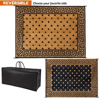 Outdoor Use Rug and Carpets Modern Design Outdoor Rectangle Geometric Customized Color