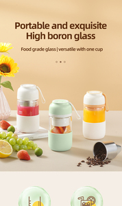Licuadora Portátil para Frutas Frescas, Mezcladora Eléctrica USB, Mini Vaso Licuadora, Botella Portátil a Prueba de Fugas para Deportes, Campamentos y Viajes - Product Image 5