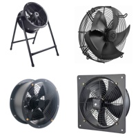 El ventilador de rotor externo YWF200 extrae el ventilador de flujo axial de escape industrial tipo tubo corto de energía eólica grande