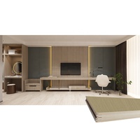 Panneau mural en plastique PVC WPC imitation bois pour la décoration intérieure commerciale