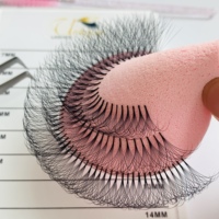 Extensions de cils classiques collées à chaud de haute qualité prêtes à être expédiées J B C D M L