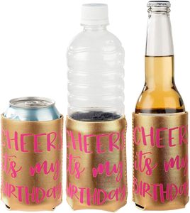 Custom Weeding Can s 12 Oz Birthday Neoprene Can <b>Cooler</b> Sleeves Neoprene <b>Drink</b> Holders Bottle Can Sleeves - Product Image 3