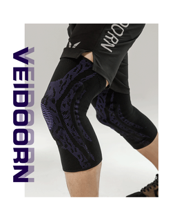 VEIDOORN Miếng Đệm Hỗ Trợ Đầu Gối Thể Thao Chạy Bộ Tập Gym Thể Hình Bóng Rổ Co Giãn Thoáng Khí Nẹp Đầu Gối Nén - Product Image 6