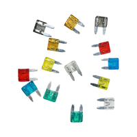 Lot de 10 fusibles à lame 5A 7.5A 10A 15A 20A 25A 30A 35A 40A 32V pour voiture, SUV, camping-car, moto, bateau