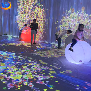 Sistema de Proyección Interactiva 3D para Pared y Suelo, Juego de Realidad Aumentada con Flores para Museos de Arte, Parques Infantiles, Centros Comerciales, Proyección ZW5500 ZW55 - Product Image 3