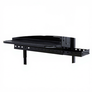 Barbecue à charbon <span class=keywords><strong>de</strong></span> bois noir <span class=keywords><strong>de</strong></span> style <span class=keywords><strong>piano</strong></span>, pour l'intérieur <span class=keywords><strong>et</strong></span> l'extérieur, avec chariot <span class=keywords><strong>et</strong></span> table latérale - Product Image 3