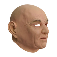 Masque facial réaliste pour hommes et femmes, costume d'Halloween, fête costumée, masque de théâtre pour adultes