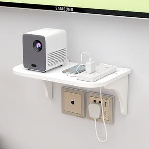 Étagère murale flottante pour routeur, étagère pour boîte de câbles de modem, mini étagère blanche, support de rangement - Product Image 3