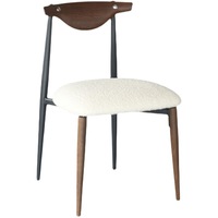 Chaise à dossier en bois massif, moderne, minimaliste, sans accoudoirs, pivotante, pour salle à manger, chambre, bureau, usage intérieur décontracté