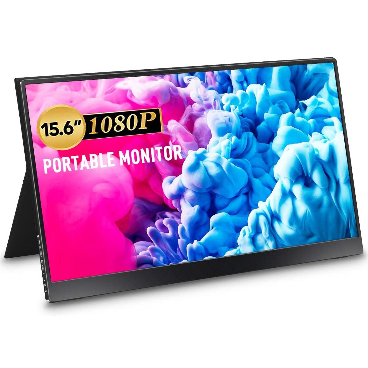 Портативным игровым приставкам монитор 15,6 дюймов Full HD 1080P USB Type-C мониторов разные настройки цветопередачи IPS ухода за кожей вокруг глаз с сенсорным экраном для портативных ПК PS4 Xbox