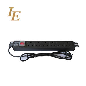 PDU de 19 Pulgadas con 8 Tomas IEC C13 y Interruptor, Aleación de Aluminio, 220V 10A, Equipo de Distribución de Energía para Armarios de Red - Product Image 4