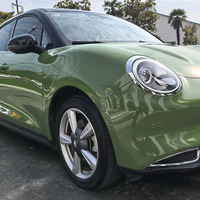 Vinilo Adhesivo para Automóviles, Color Verde Cristal, PVC, 1.52m X 18m, Venta al Por Mayor de Fábrica