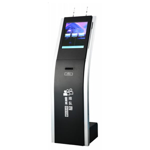 17Inch Lcd Touchscreen Scherm Dispenser Rij Token Nummer Kiosk Machine Draadloze Wachtrij Call Machine