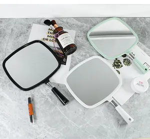 Custom Handheld Vanity Mirror Cosmetic Hand Held Makeup Mirror With Handle