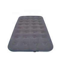 Matelas Gonflable Portable Pliable Traditionnel en PVC Floqué Personnalisé, Lit d'Appoint Simple pour la Maison