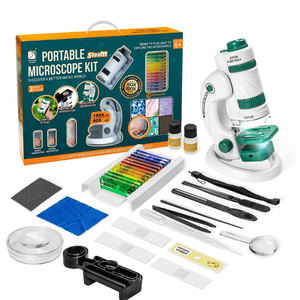 Ensemble de jouets éducatifs de <span class=keywords><strong>microscope</strong></span> en plastique portable 1200x pour les enfants - Product Image 1