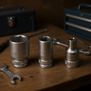 Clé à douille hexagonale Fervi, série normale, jeu de 6, 8, 10 mm - Product Image 3