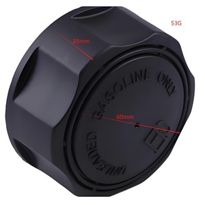 Bouchon de réservoir de carburant Craftsman John Deere GX22166 92317MA noir, pour essence uniquement, avec filtre anti-poussière, pièce de tondeuse - Product Image 2