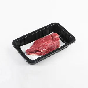 高品质吸水垫塑料肉类包装托盘-03A