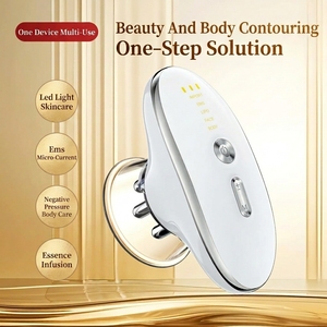 <span class=keywords><strong>Appareil</strong></span> professionnel multifonctionnel de soin corporel quatre-en-un à micro-courant et aspiration sous vide pour l'amélioration de la texture de la peau et le raffermissement - Product Image 2