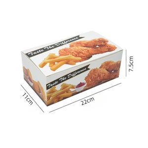 Caja de Embalaje para Comida Rápida con Logotipo Personalizado, Caja de Papel para Hamburguesas, Contenedor para Papas Fritas y Pollo Frito - Product Image 6