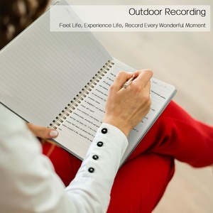 Cuadernos clásicos en stock, cubierta de papel recubierto, cuaderno, diario, planificador, libreta con forro colorido - Product Image 3