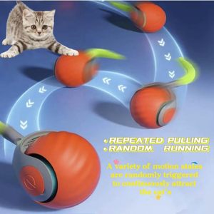 Jouet interactif intelligent pour chat USB 360°, très vendu °   Jouets pour chats à bille roulante automatique, balles mobiles qui bougent et se déplacent pour chiens - Product Image 4