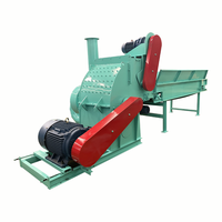 Déchiqueteur de bois à alimentation automatique par convoyeur par Morethan Industrial, broyeur à alimentation forcée pour le recyclage des déchets de bois