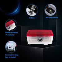 Projecteur de logo fantôme LED pour portière de voiture Mercedes Benz Classe A C E M W176 W205 W212 W166 AMG E630 ML250 A180 C200