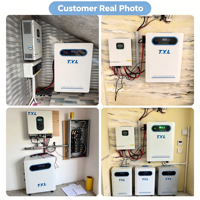 Système d'énergie solaire résidentiel 3KW avec onduleur hybride et batterie, solution complète pour la maison, testé par TUV SGS