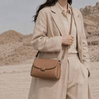Sac bandoulière mini en cuir grainé pour femme, style vintage, idéal pour le quotidien, sac à rabat, sac à bandoulière croisé pour fille, marque privée