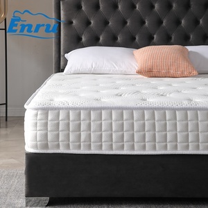Venta caliente Euro Top Hybrid colchones para dormir pedido en línea King Queen Size Custom colchón de muelles barato comprimido en una caja - Product Image 2