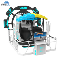 Simulateur de parapente volant VR commercial avec plateforme de mouvement avancée, machine d'arcade de vol en planeur VR avec casque VR HD