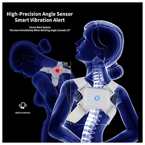 Correcteur de posture intelligent pour enfants avec rappel par vibration - Attelle dorsale anti-affaissement et entraîneur de posture intelligent - Product Image 4