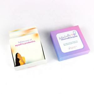 Échantillon gratuit <span class=keywords><strong>de</strong></span> jeu <span class=keywords><strong>de</strong></span> cartes d'affirmation personnalisé, impression sur papier, cartes d'inspiration, d'Écritures et <span class=keywords><strong>de</strong></span> prières chrétiennes pour le cœur des femmes - Product Image 2