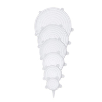 14 pièces couvercles alimentaires extensibles en Silicone réutilisables pour aliments/bols/récipients/bocaux, micro-ondes et lave-vaisselle