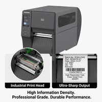 Imprimante d'étiquettes industrielle haute résolution 300 DPI, imprimante thermique à transfert durable et robuste, Aiyin, fini les codes-barres flous