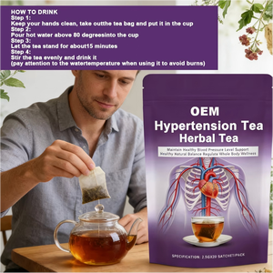 ชาสมุนไพรลดความดันโลหิต OEM ดูจง มัลเบอร์รี่ ฮอว์ธอร์น แคสเซีย แอสตรากาลัส ช่วยรักษาความดันโลหิตให้สมดุล บรรจุ 20 ซอง ซองละ 2.5 กรัม - Product Image 5