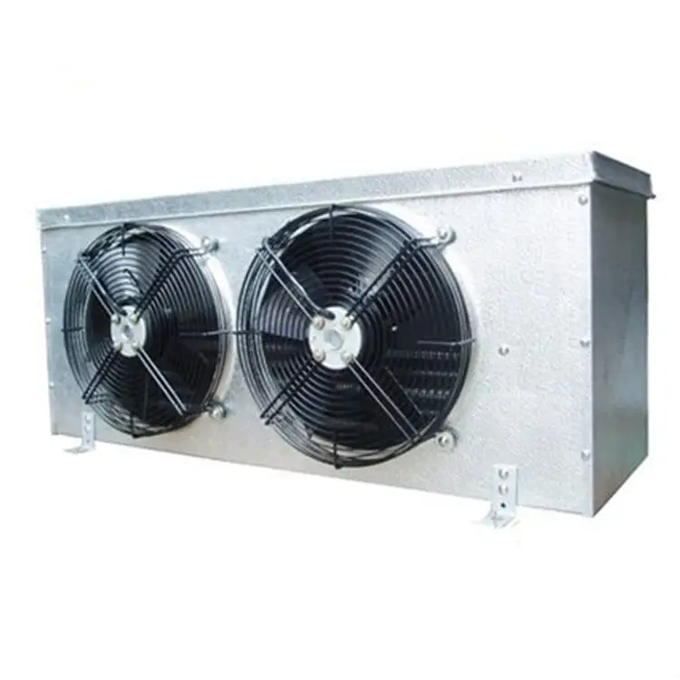 Refroidisseur d'air par évaporation portable 2 ventilateurs évaporateur unité de condensation utilisation pour salle de stockage frigorifique à basse température