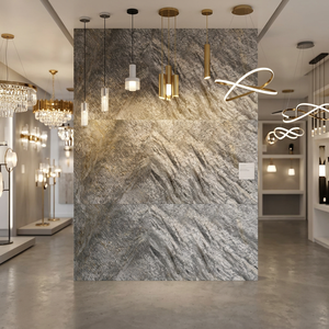 Revêtement mural en pierre naturelle 100 %, design rustique extérieur, dalles de sol flexibles, comptoirs, certifié CE, 5 ans+ - Product Image 6