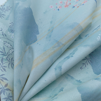 Tissu PU Modèle 2027, fin, doux, imprimés colorés, texture mate, technique de tricotage au dos, résistant à l'abrasion, anti-moisissure