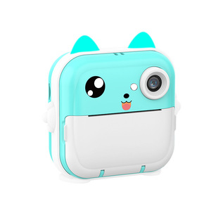 2024 Hot Bán dễ thương phim hoạt hình mini ảnh in nhiệt HD Máy ảnh kỹ thuật số cho trẻ em CMOS cảm biến hình ảnh - Product Image 1