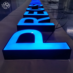 Insegne Luminose Personalizzate per Attività Commerciali, Insegna a LED con Illuminazione Frontale, Luce Decorativa da Parete, Lettere 3D in Acrilico - Product Image 3